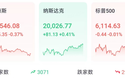 投资晨报 | 美股涨跌不一，文远知行飙涨83%，Meta连涨20天