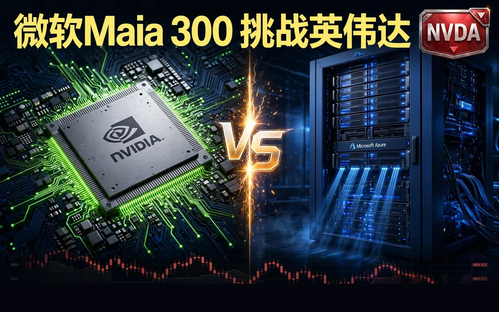 微软自研 AI 芯片 Maia 300 杀入推理战场,英伟达四连跌失守 230 美元:AI 硬件护城河正在松动?